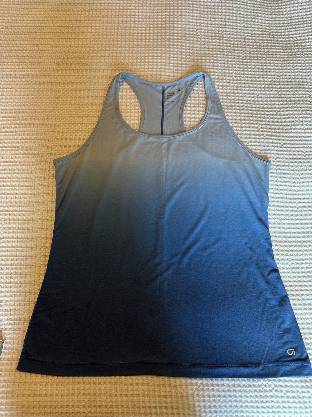 GAP Blue Ombre Racerback Tank Top